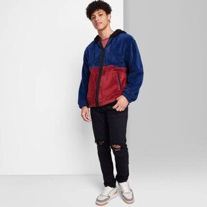 Men's Regular Fit Jacket - Original‎ Use™, Medium, Dark Blue, Red